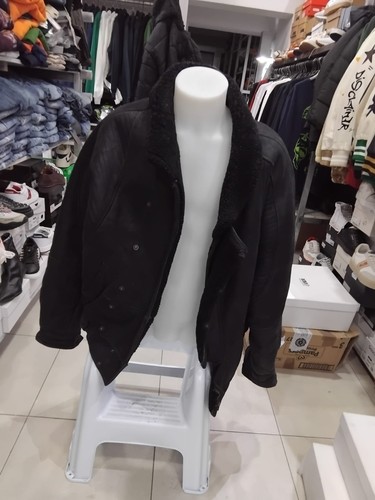 Montone shearling uomo nero - montone,