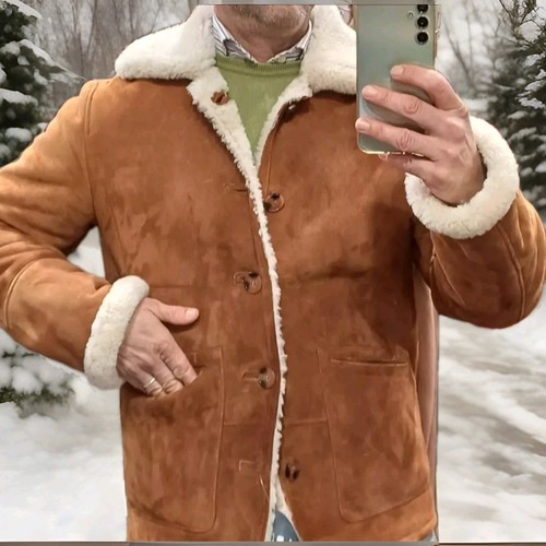 Montone shearling uomo usato - montone,