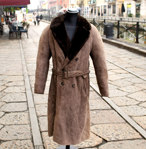 Cappotto pelle montone - cappotto, lungo